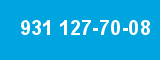 931 127-70-08 931 127-70-08
